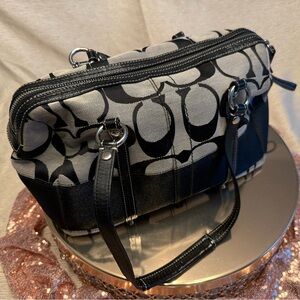 Coach Black and Gray Women's Bag